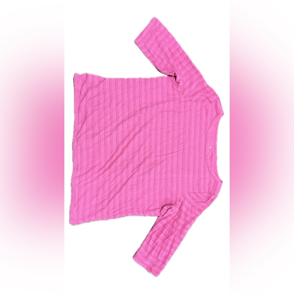 Brand, Talbots, Women’s Pink, Long Sleeve, Lace Shirt, Size 2X
